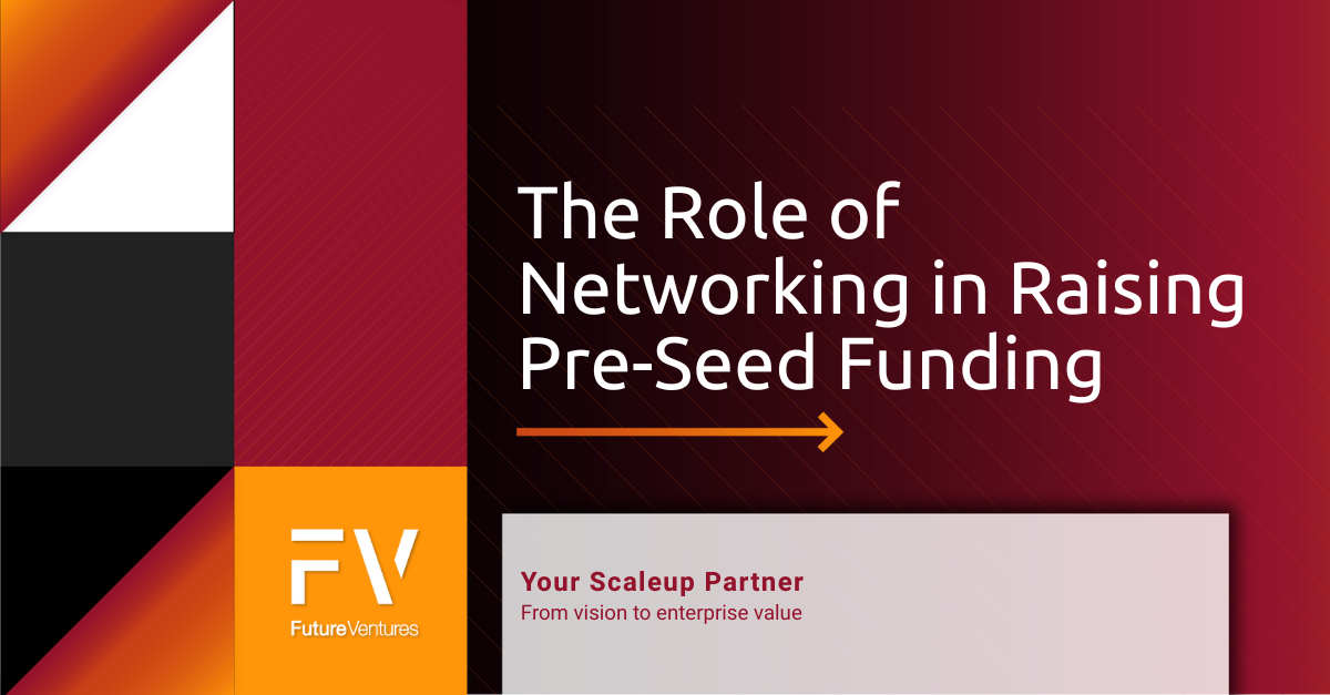 An illustration representing the role of networking in raising pre-seed funding for startups