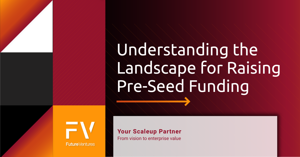 Abstract illustration representing the concept of understanding the landscape for Raising Pre-Seed